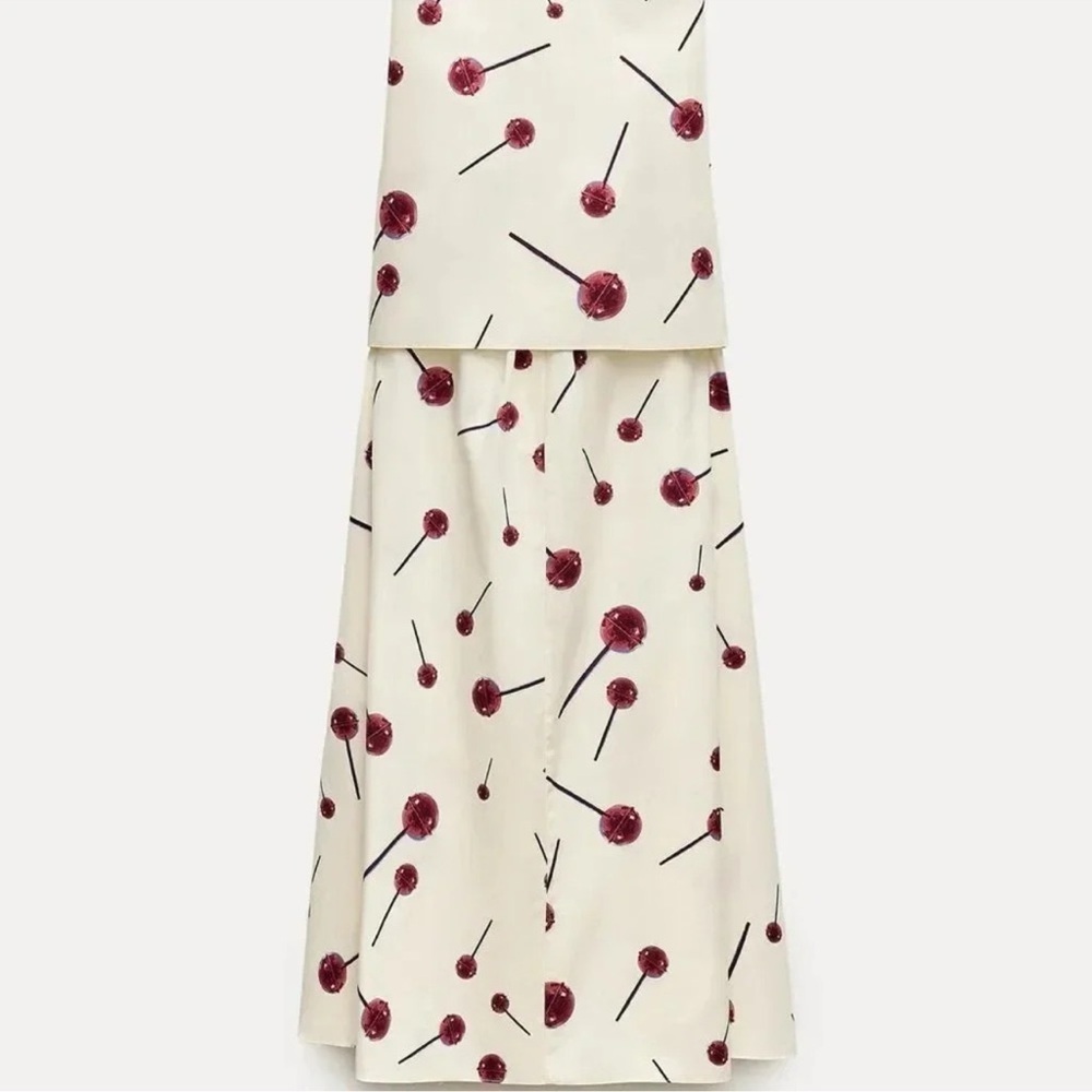 Zara ZW Collection Poplin Lollipop Dress - Picture 8 of 13